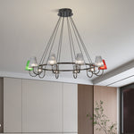 Branch LED Suspension Chandelier Modern Glass Ceiling Light for Living Room