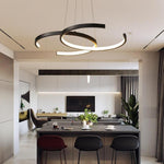 Cascade Duo Pendant Light – Modern Minimalist LED Ceiling Lamp