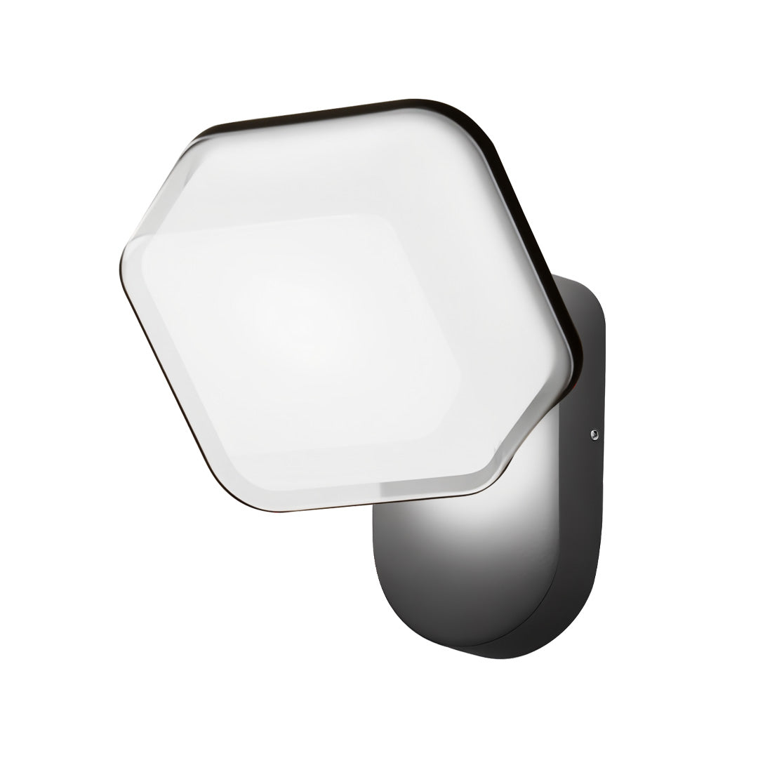 Swing Outdoor Wall Sconce in Black Aluminum with 360° Rotating Head
