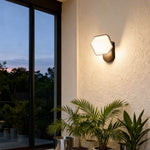 Swing Outdoor Wall Sconce in Black Aluminum with 360° Rotating Head