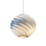 Swirl Pendant Light – Nordic Art Aluminum LED Ceiling Lamp