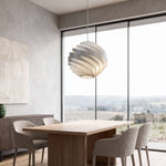 Swirl Pendant Light – Nordic Art Aluminum LED Ceiling Lamp