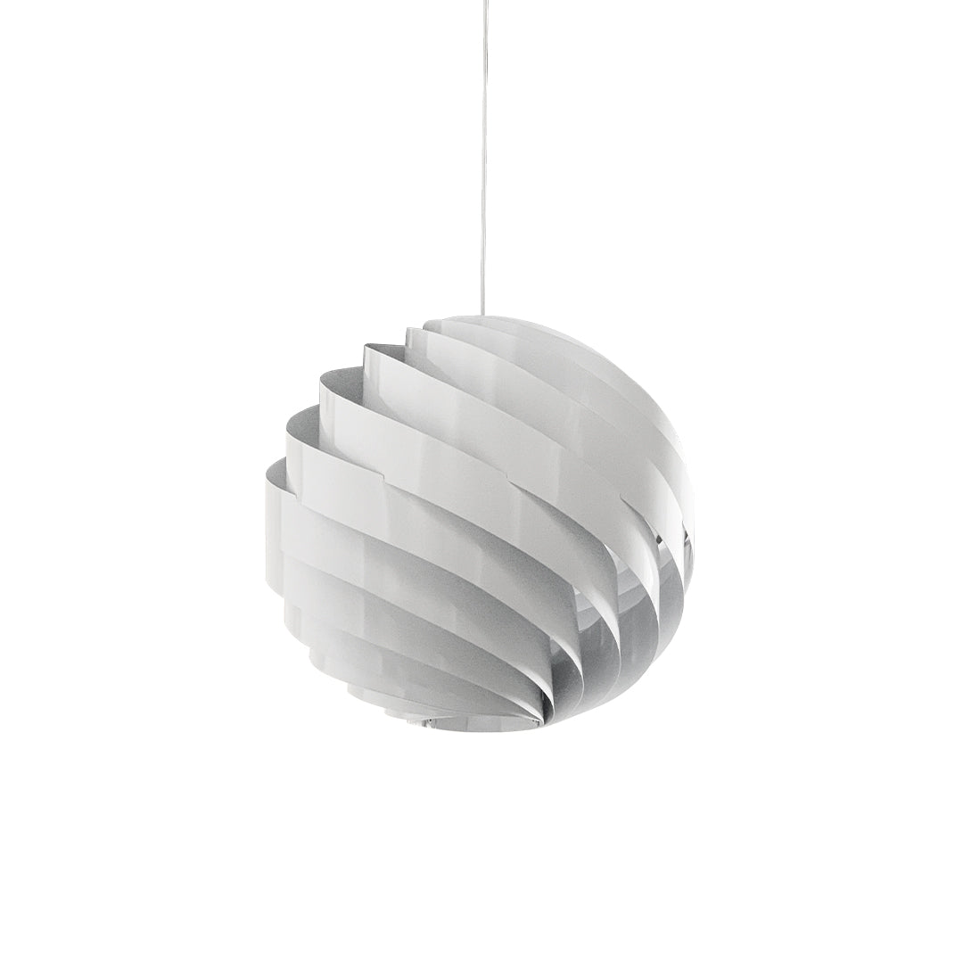 Swirl Pendant Light – Nordic Art Aluminum LED Ceiling Lamp