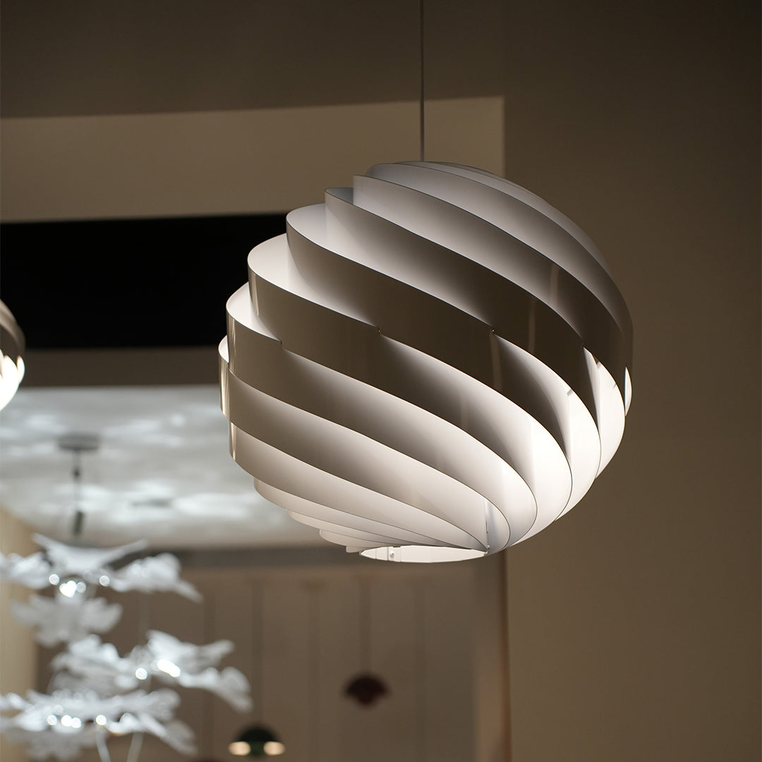 Swirl Pendant Light – Nordic Art Aluminum LED Ceiling Lamp