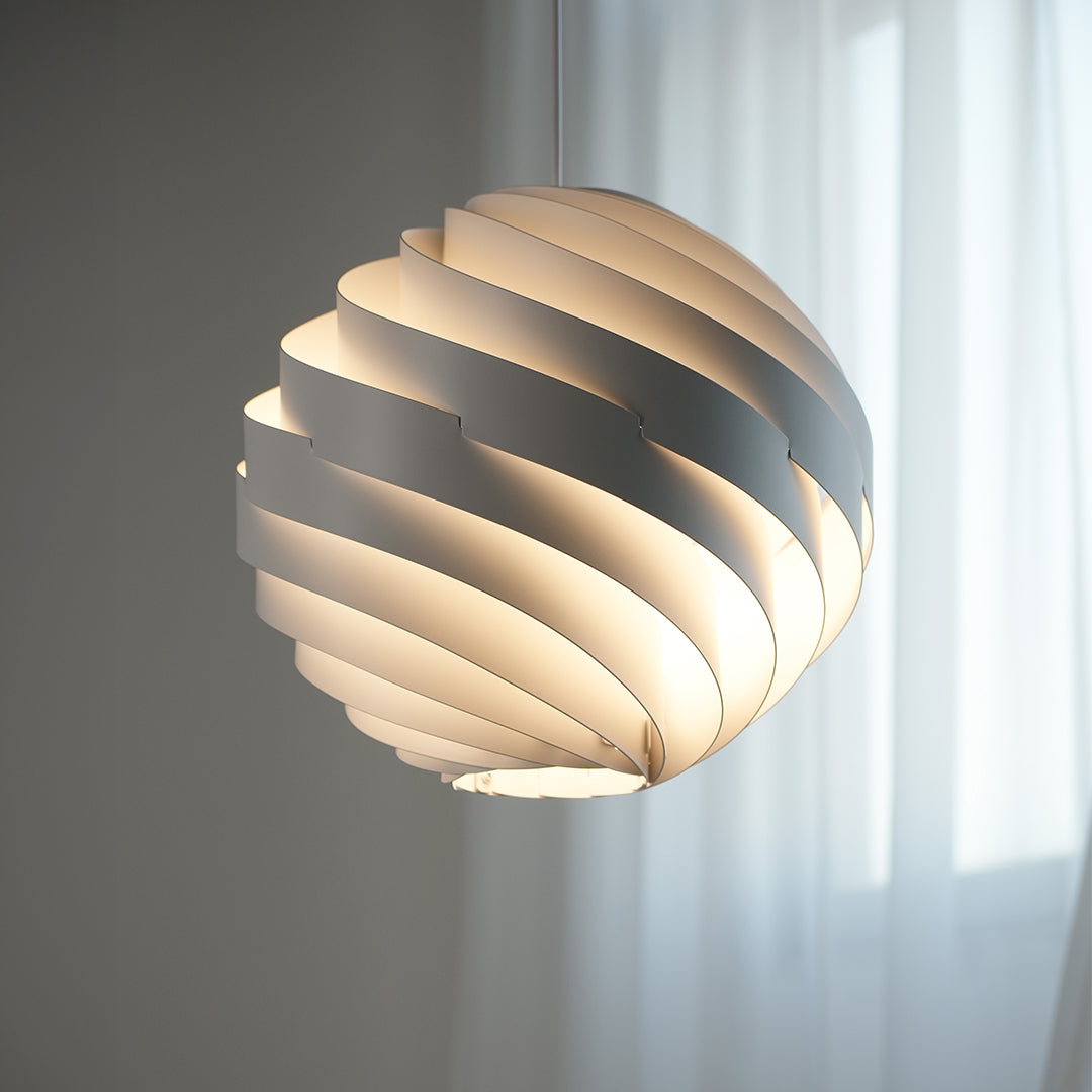 Swirl Pendant Light – Nordic Art Aluminum LED Ceiling Lamp