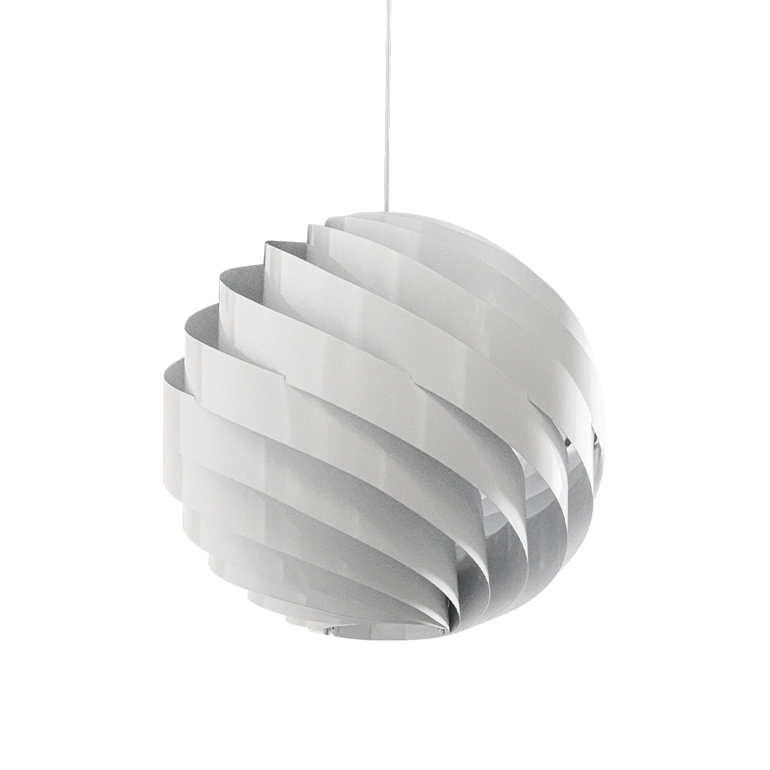 Swirl Pendant Light – Nordic Art Aluminum LED Ceiling Lamp