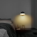 Swivel Wall Sconce in Die-Cast Aluminum with Warm LED Light, IP65 Waterproof Outdoor Fixture
