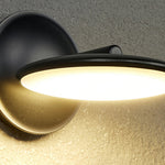 Swivel Wall Sconce in Die-Cast Aluminum with Warm LED Light, IP65 Waterproof Outdoor Fixture