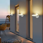 Swivel Wall Sconce in Die-Cast Aluminum with Warm LED Light, IP65 Waterproof Outdoor Fixture