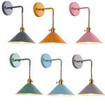 Funnel LED Wall Sconce in Nordic Style for Bedroom and Hotel