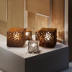 Modern Black Outdoor Lantern with LED, IP65 Waterproof