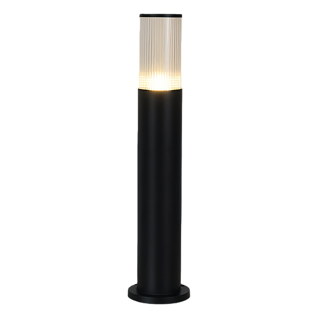 Modern Outdoor Bollard Path Light with Warm LED Illumination