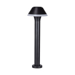 Nordic Minimalist Outdoor Bollard Pathway Lights, 12W LED Landscape Lighting in Black