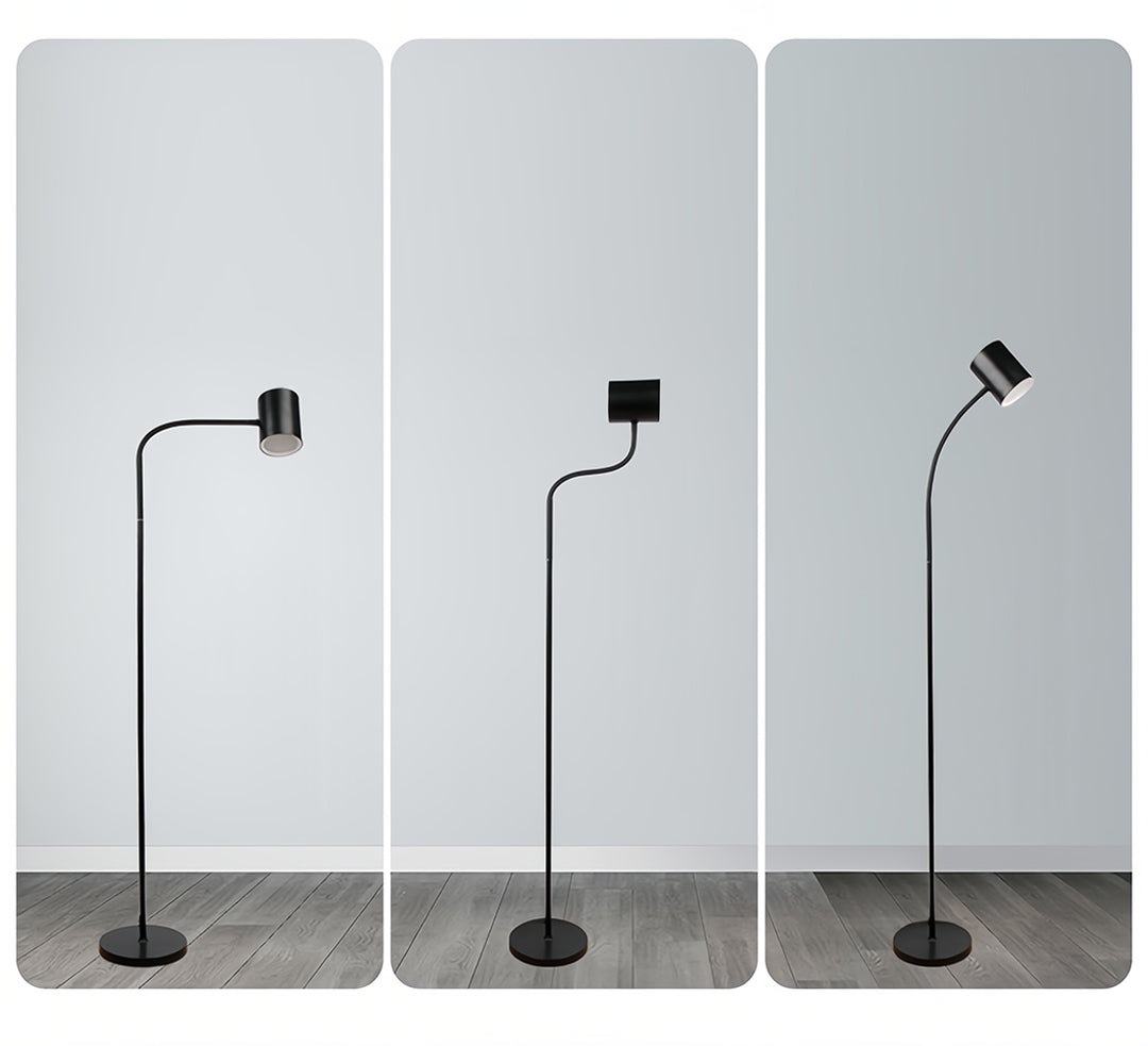 Nordic Adjustable LED Floor Lamp with Touch Dimming for Modern Living Spaces
