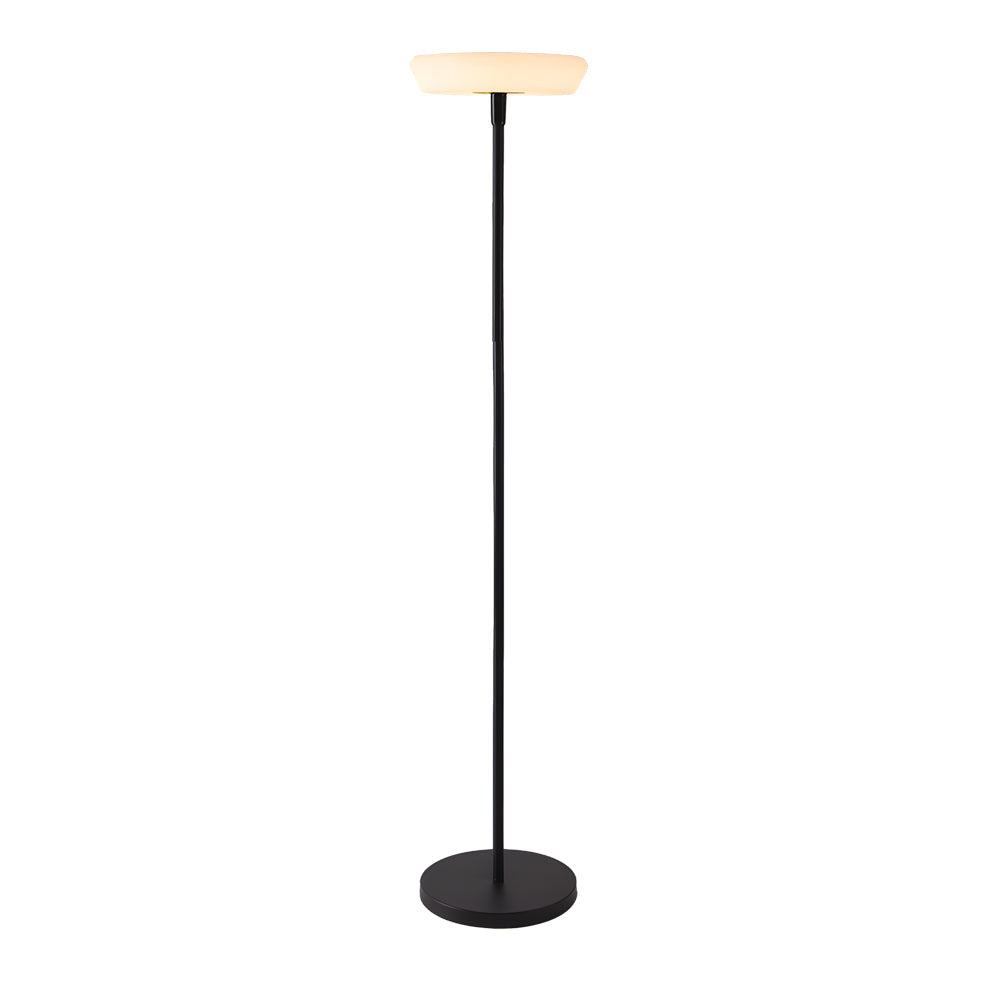 Halo Solar Floor Lamp – Modern Minimalist Outdoor Lighting with Adjustable Height