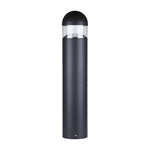 Nordic Minimalist Outdoor Bollard Light 31in Sand Gray Pathway Lamp