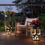 Lumière Planter: Architectural LED Outdoor Light Sculpture