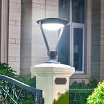 Vintage-Inspired Outdoor Pillar Lights with Dual Power Options