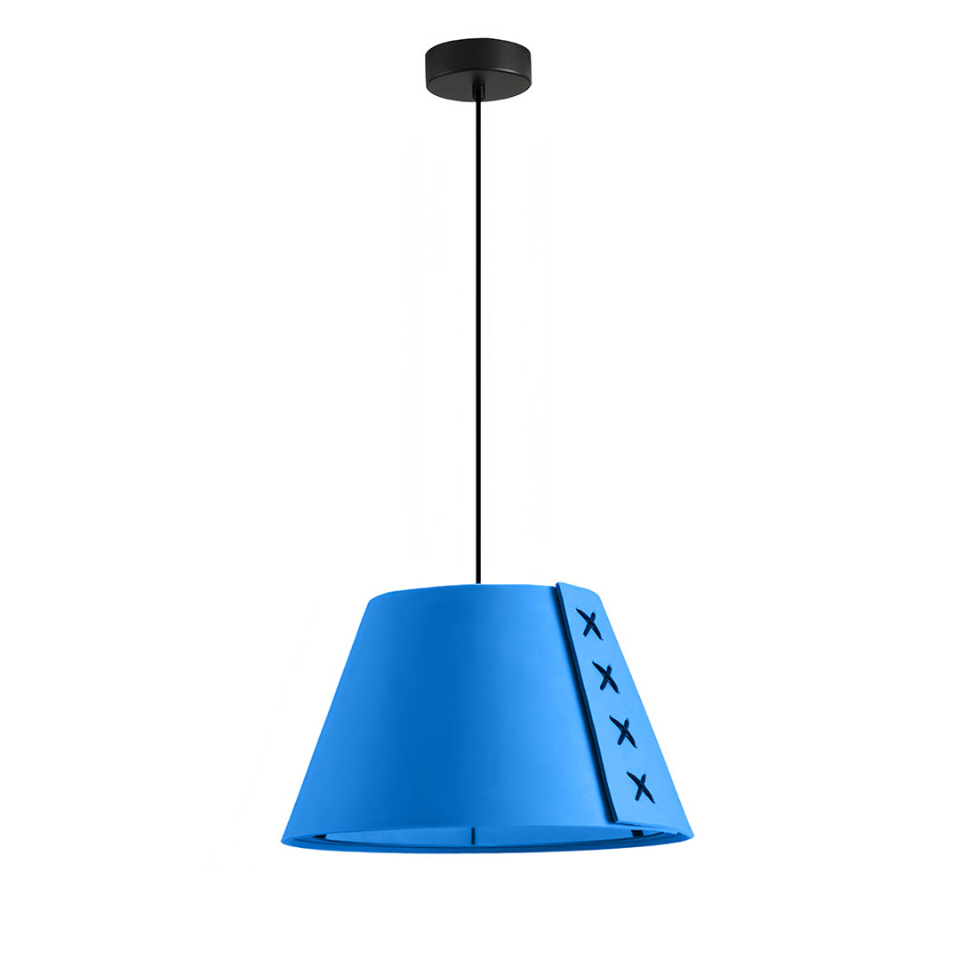 Blue Felt Pendant Light with Acoustic Design for Modern Interiors