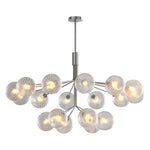 Solid Copper Glass Ball Chandelier | Modern Luxury Pendant Light