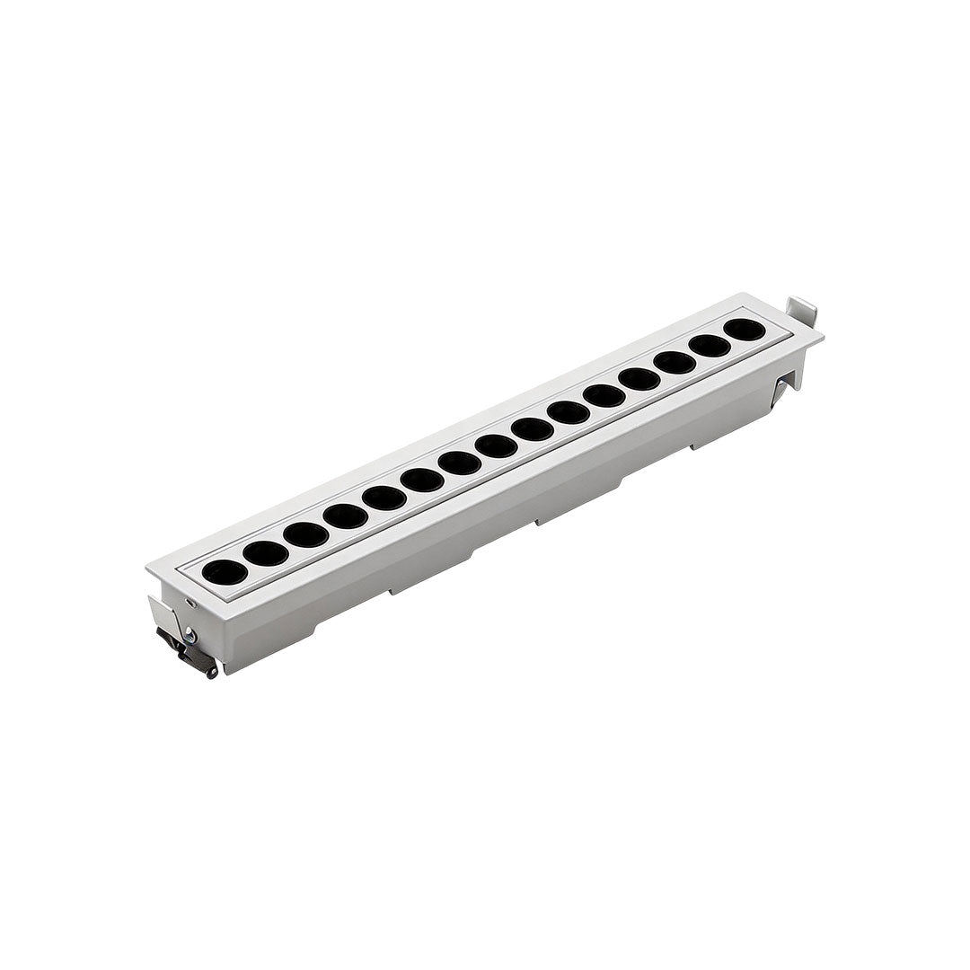 Recessed LED Spotlights with Adjustable Grille, Modern Architectural Linear Lighting