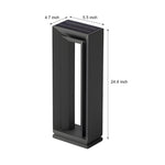 Arch LED Solar Lawn Light – Minimalist Stainless Steel Outdoor Path Lighting