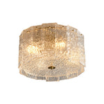 Lumière Copper Glass Flush Mount Ceiling Light