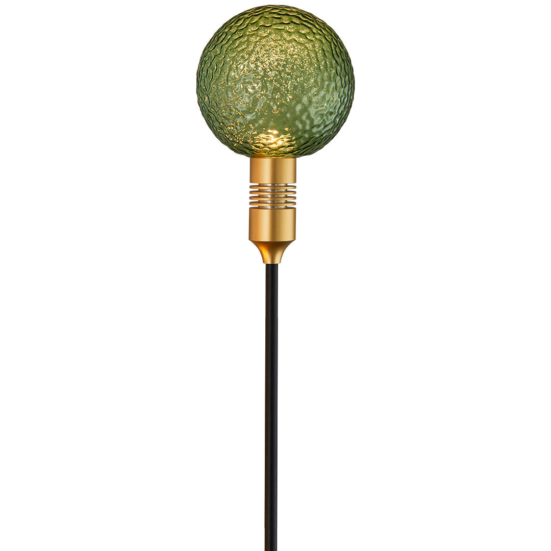 Reed Path Landscape Lighting with Glass Sphere Shade, Outdoor LED Garden Lamp