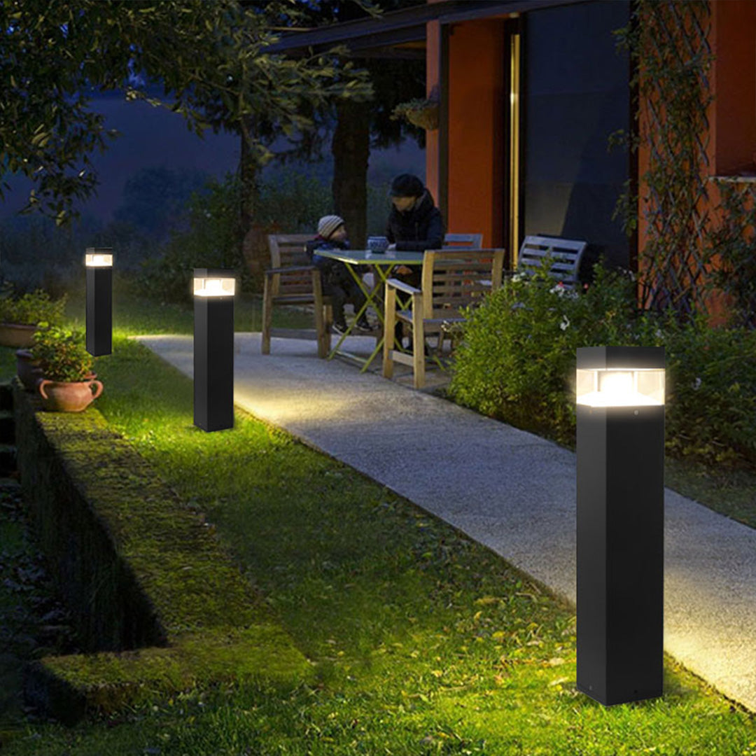 Nordic Bollard Landscape Light – Modern Aluminum Path Light for Garden & Walkway