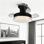 Modern 3-Blade Ceiling Fan with Dimmable LED Light for Contemporary Interiors