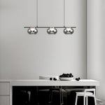 Smoked Gray Glass Pendant Light with Full-Spectrum LED, Italian Minimalist Design