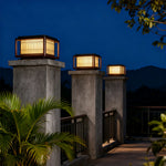 Modern Outdoor Pillar Lights Waterproof LED Column Lamp for Courtyard