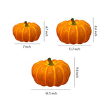 Sculptural Pumpkin Resin Lamp with Warm LED Glow for Indoor and Outdoor Ambience