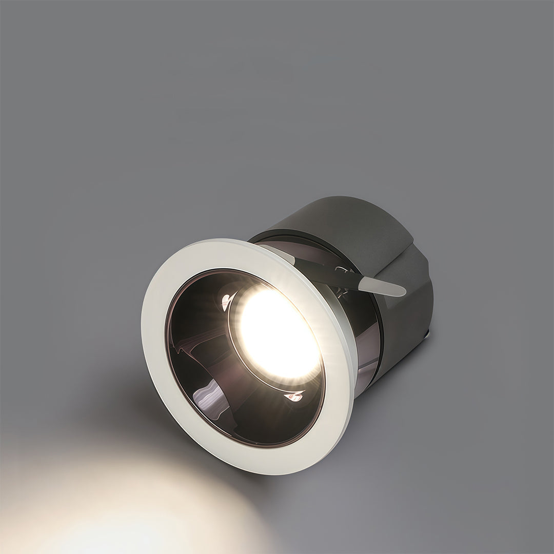 Adjustable Recessed Downlight with Anti-Glare Honeycomb Mesh