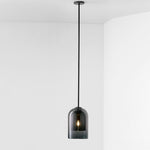 Industrial Electroplated Glass Pendant Lighting Stylish Island Led Hanging Lamp