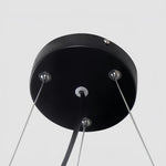Aurelia Triangular LED Chandelier in Matte Black