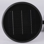 Aria Solar Wall Sconce — Black Aluminum Outdoor Light