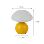 Mushroom Table Lamp with Touch Control and Metal Base