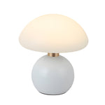Mushroom Table Lamp with Touch Control and Metal Base