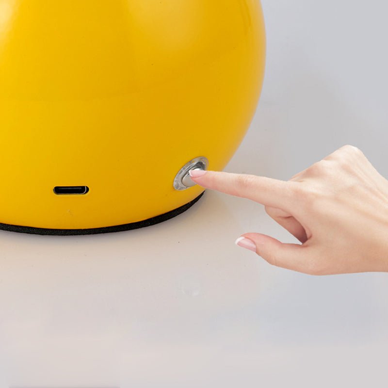 Mushroom Table Lamp with Touch Control and Metal Base