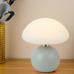 Mushroom Table Lamp with Touch Control and Metal Base