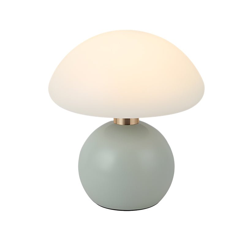 Mushroom Table Lamp with Touch Control and Metal Base