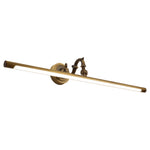 Luxury Brass LED Vanity Light for Bathroom Mirror | Modern Wall Mount