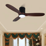 Aria 42" Modern Wooden Ceiling Fan with Integrated LED Light and Remote