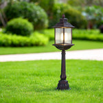 Modern LED Post Light with E26 Base for Outdoor Garden and Pathway