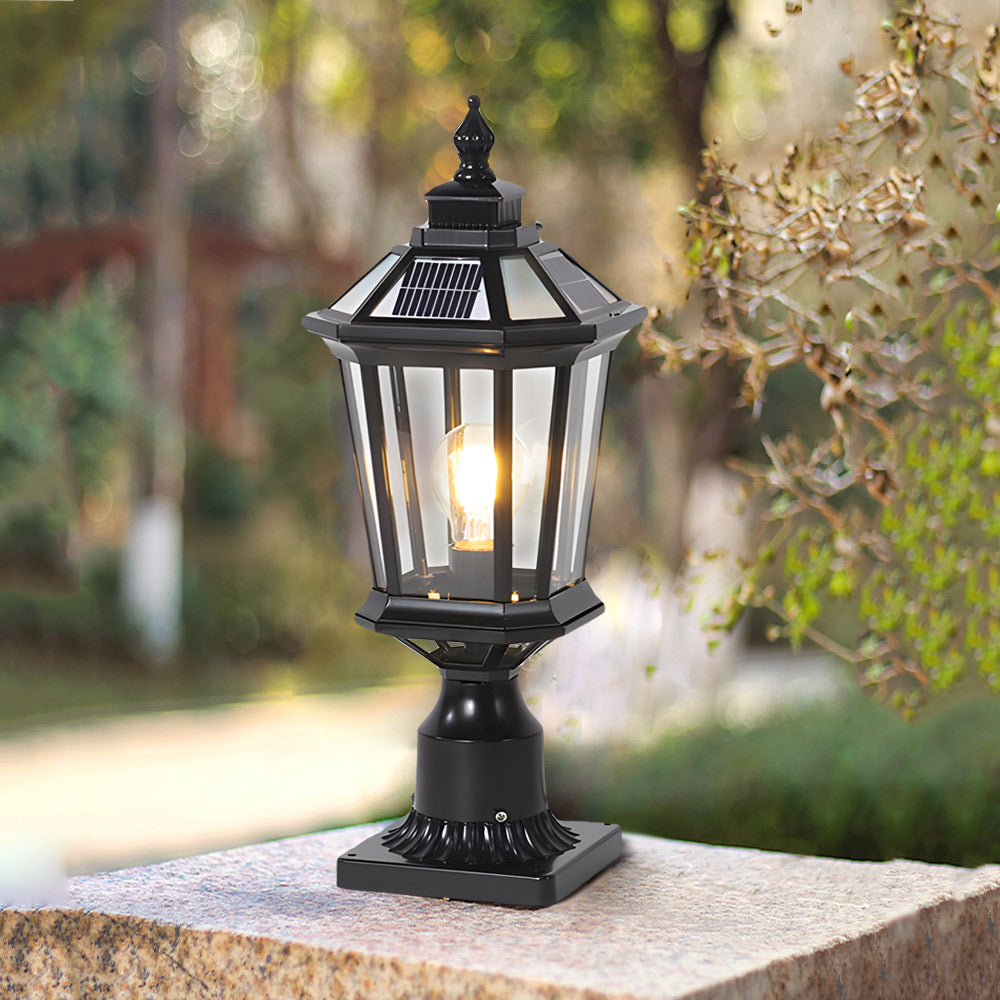 Architectural Solar Column Pillar Lights for Modern Outdoor Spaces