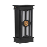 Retro LED Post Light – Black Aluminum & Stainless Steel Garden Lamp