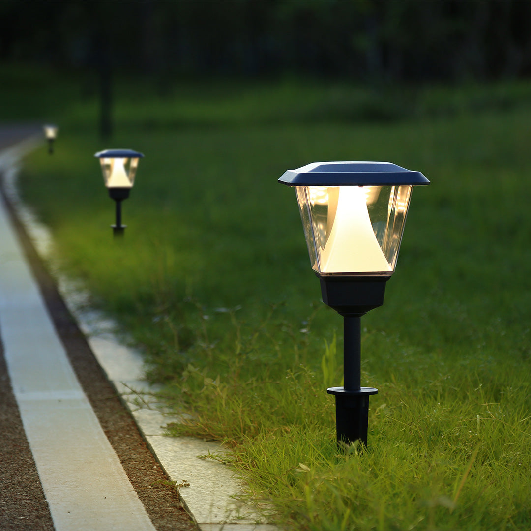Modern Minimalist LED Lawn Light with Warm 3000K Glow