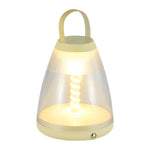 Lumina Spiral Portable LED Table Lamp – Rechargeable Ambient Light for Modern Interiors