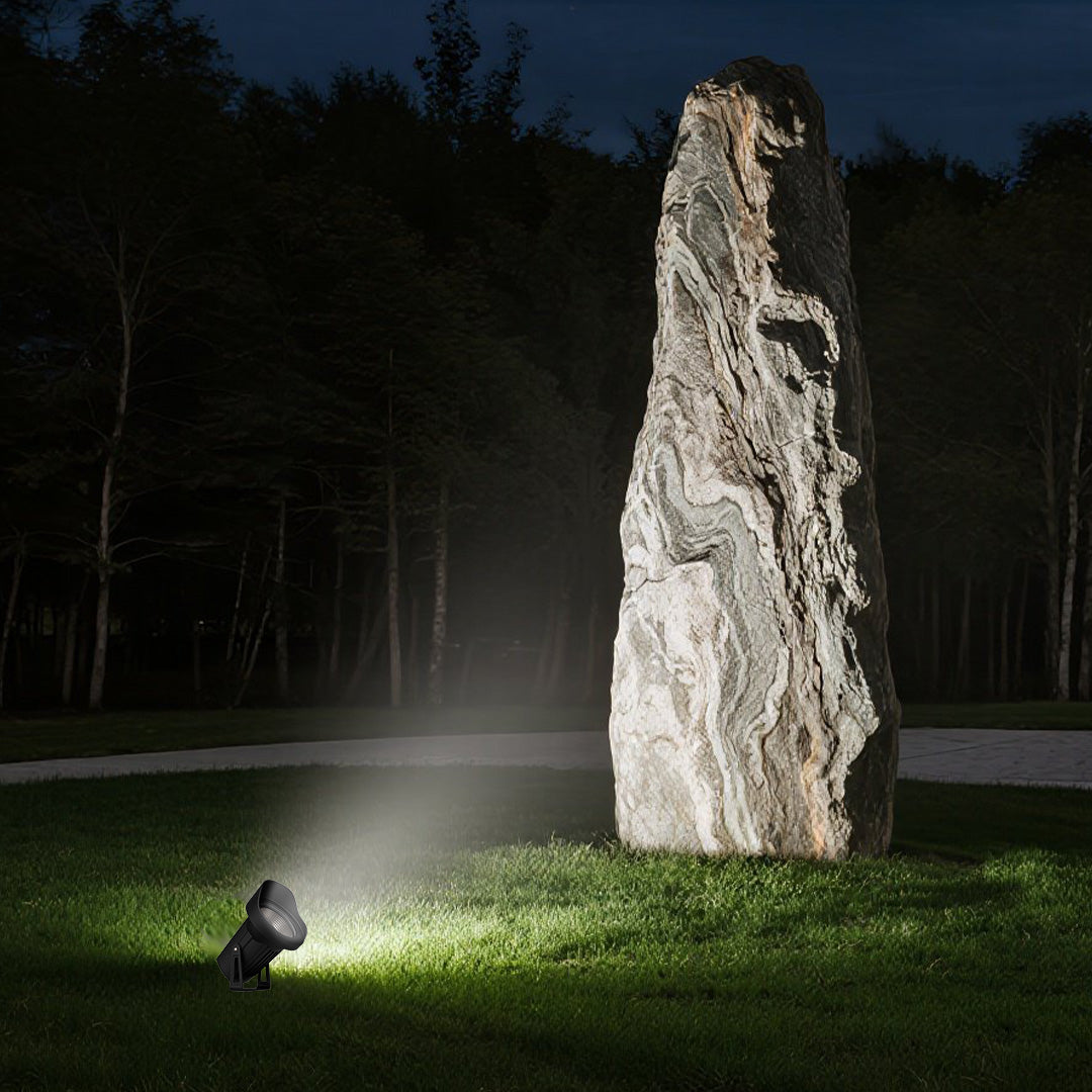 Minimalist Waterproof LED Spotlight for Outdoor Architectural Facades